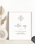 Giulia | Custom Wedding Sign Template Template