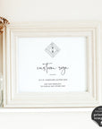 Giulia | Custom Wedding Sign Template Template