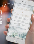 Mountains Themed Wedding Invitation Evite