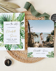 Tropical Save the Date Invitation Template
