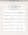 Sofia | World Map Wedding Timeline Sign Template