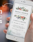Natalia | Christmas Themed Bridal Shower Evite