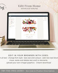 Ambra | Fall Wedding Save the Date Card Template