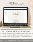Flora | Rustic Bridal Shower Electronic Invitations
