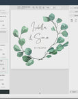 Luisa | Eucalyptus Wedding Logo Template