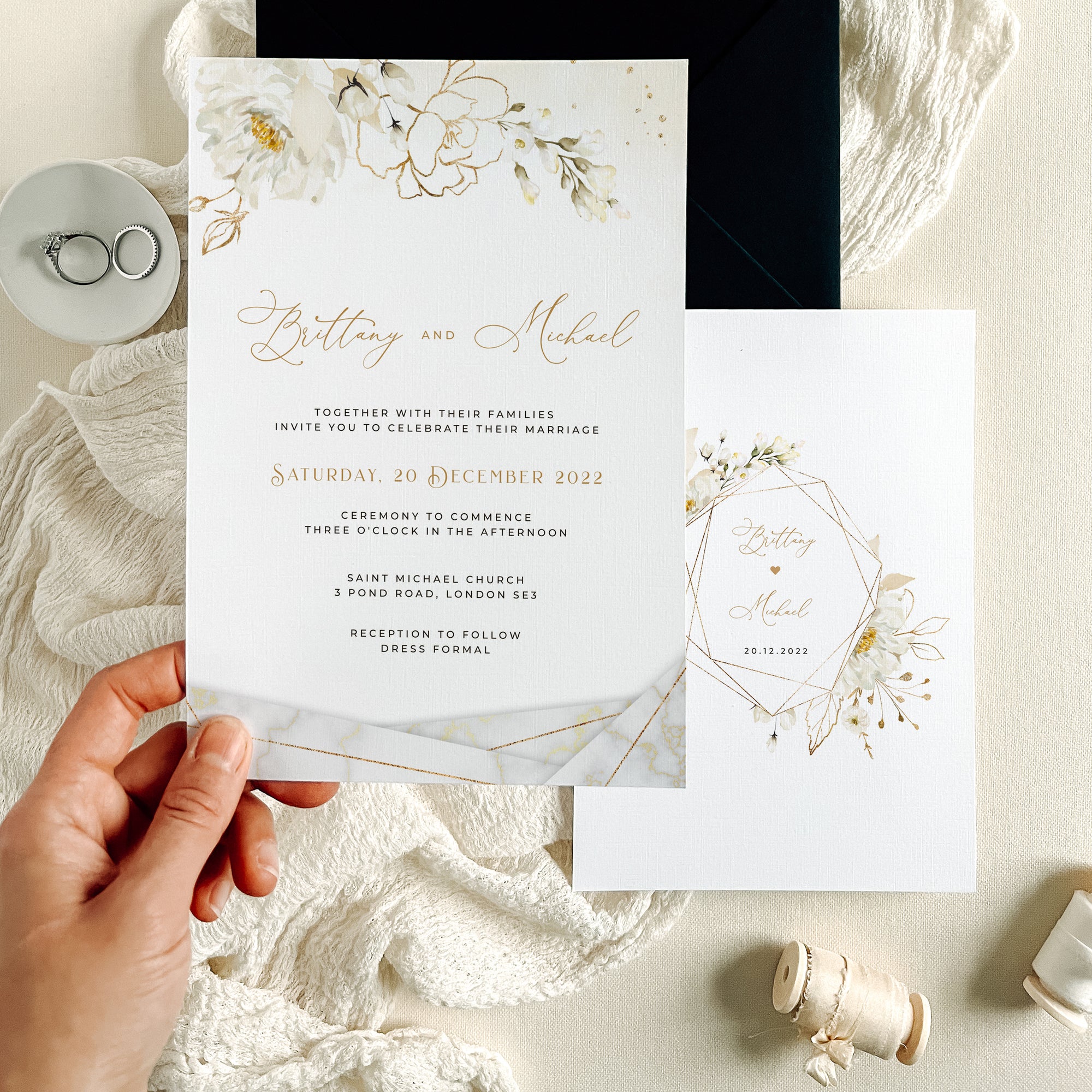 Dora | Editable wedding invitation Suite