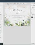 Flora | Custom Wedding Sign Template Template
