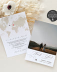 Sofia | Destination Wedding Thank you Card Template