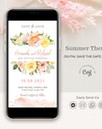 Summer Wedding Electronic Save the Date