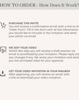 Aurora | Rose Gold Wedding Invitation Video