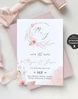 Fiorella | Romantic Save the Date Card Template