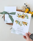 Marisol | Sunflower Wedding Invitation Template