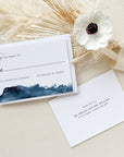 GRETA | Destination Beach Wedding Invitation with Rsvp Template