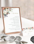 Natalia | Printable Christmas Wedding Table Place Cards