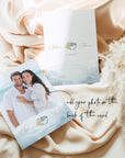 Marina | Beach Themed Wedding Invitation Template