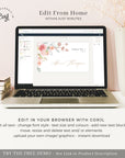 Fiorella | Romantic Wedding Name Place Cards Template