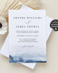 ALYSSA | Sea Wedding Invitation with Rsvp Template