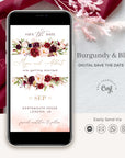 Rosita | Marsala Blush Electronic Save the Date