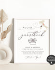 Sofia | Audio Guest Book Sign Printable