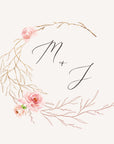 Fiorella | Romantic Wedding Monogram Design Template
