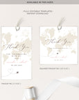 Sofia | World Map Gift Tags Template