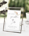 Sofia | Sparkler Send Off Sign Template