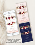 Rosita | Marsala Blush Electronic Save the Date