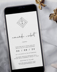 Giulia | Modern Electronic Wedding Invitation