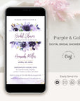 Violetta | Purple Bridal Shower Evite