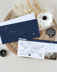 Sofia | Save The Date Boarding Pass Template