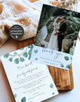Luisa | Printable Wedding Thank You Card With Photo