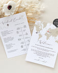 Sofia | Destination Wedding Welcome Letter And Itinerary Template