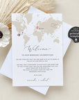 Sofia | Destination Wedding Welcome Letter And Itinerary Template