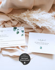 Luisa | Eucalyptus Wedding Invitation Set Template