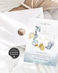 Marina | Beach Wedding Save the Date Template