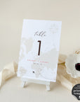Sofia | World Map Table numbers Wedding Template