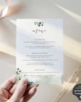 Flora | Wedding Menu Template