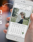 Modern Calendar Save the Date Digital Invitation