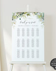 Flora | Printable Template for Seating Chart Wedding