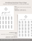 Giulia | Printable Wedding Seating chart Template