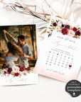 Rosita | Calendar Save the Date Card Template