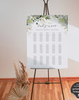 Flora | Printable Template for Seating Chart Wedding