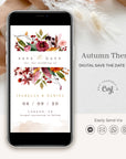 Ambra | Autumn Wedding Save the Date Evite