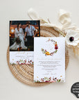 Ambra | Fall Wedding Thank You Cards Template