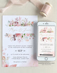 Fiorella | Romantic Wedding Invitation Set Template