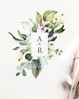 Flora | Rustic Wedding Logo Design Template