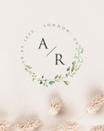 Flora | Rustic Wedding Logo Design Template
