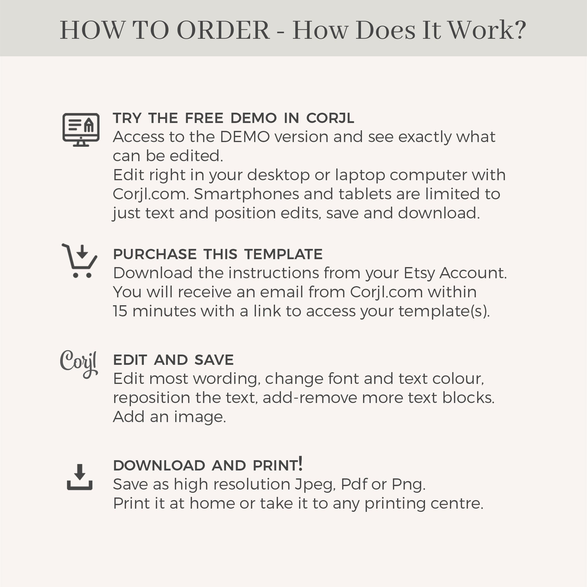 SCARLETT Passport Wedding Invitation Template