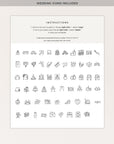 PALMA Wedding Day Timeline Sign Template