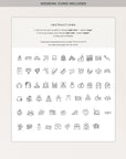 HAZEL Wedding Order of Events Sign Template